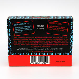 <span class=keywords><strong>Jeu</strong></span> de cartes Sm pour adultes, Poker sale, cartes sexuelles personnalisées pour Couples - Product Image 2