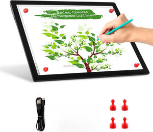 กระดานไฟ A4 ไร้สาย สำหรับการเดินทาง เครื่องวาดภาพพกพา น้ำหนักเบา แบตเตอรี่ใช้งานได้ 6-8 ชั่วโมง ชาร์จผ่าน Type-C ผลิตในประเทศจีน - Product Image 2