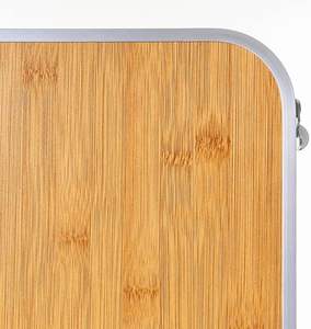 Table de Camping moderne Portable plateau pliant étui en fer effet bois poignée de Table extérieure pour pique-nique plage utilisation vente par correspondance emballage - Product Image 4