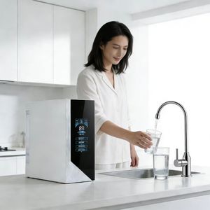 Purificateur d'eau par osmose inverse 100GPD sans réservoir en plastique, distributeur à filtration 5 étapes pour usage domestique, système de filtration 5 étapes - Product Image 1