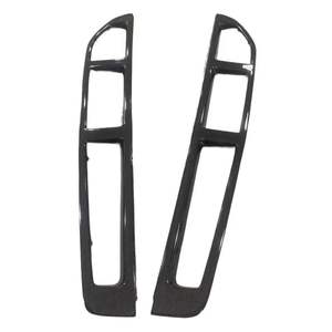 Puerto de refrigeración de la cubierta del motor para 2007 <span class=keywords><strong>F430</strong></span> <span class=keywords><strong>F430</strong></span> Spider 2007 cubierta de refrigeración deportiva convertible (PAR) CF tejido liso de fibra de carbono - Product Image 3