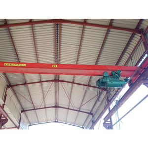 Литой 5-тонный 10-тонный монорельсовый мостовой кран, поставщик, стальной катушечный подъемный однобалочный электромагнитный мостовой кран - Product Image 1