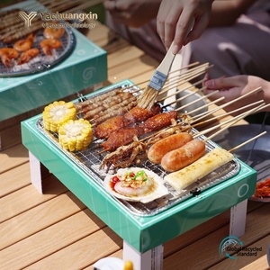 Barbecue jetable d'extérieur, barbecue à emporter, barbecue portable au charbon de bois, barbecue de camping - Product Image 4