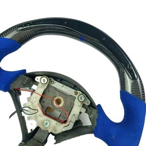 Volante Deportivo de Cuero Negro Perforado de Alta Calidad con Fibra de Carbono para <span class=keywords><strong>Honda</strong></span> S2000 2004-2012, Accesorios para Automóviles - Product Image 5