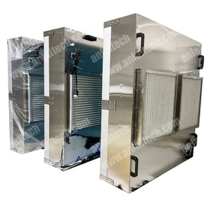 Camera bianca in acciaio inox H14 HEPA cappa a flusso laminare FFU unità filtro ventola per laboratorio di funghi FFU con H14 HEPA - Product Image 4