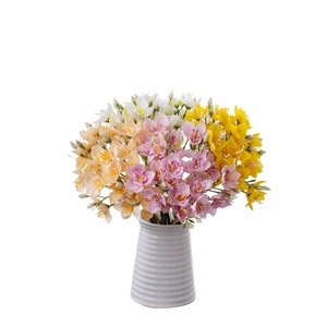 Water Lily Wedding Decoration Crafts <b>Artificial</b> <b>Flowers</b> and Green Plants for Thanksgiving - Product Image 6