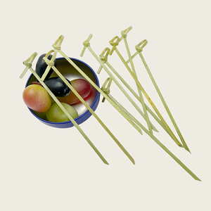 Palillos de Bambú 100% Naturales en Existencia, Desechables, de 150 mm, con Cabeza de Flor, <span class=keywords><strong>para</strong></span> Aperitivos - Product Image 6
