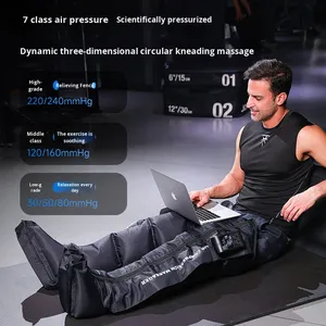 New Cross-border Household Electric Leg Massager with Timing Control Lithium Battery Air Wave Pressure Physiotherapy <strong>Instrument</strong> - Product Image 1