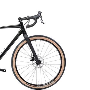 Bicicleta de Carretera de Carreras y Gravel 700C Completa con Cuadro de Aluminio y Fibra de Carbono, Horquilla de Acero y Pedal Ordinario - Product Image 3