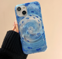 Nouvelle coque de téléphone antichoc en silicone tendance style INS avec motif tourbillon laser poisson océanique mignon pour iPhone 13 11 12 14 15 16 17 Pro Max