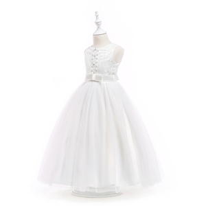 DMFGD Vestidos de Niña de las Flores para Boda con Corpiño de Encaje Vestidos de Baile para Primera Comunión Fiesta Princesa para Niñas de 3 a 10 Años - Product Image 2