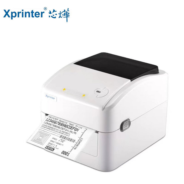 Xprinter XP-420B 110mm Thermal Shipping Label Printer 4x6 Blue for Shipping Labels-in Stock!