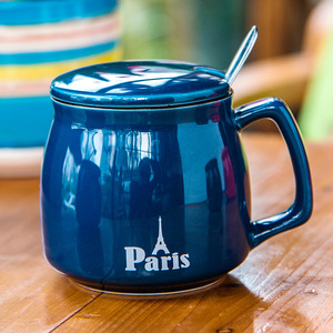 Solid Color Glazed <b>Ceramic</b> Mug With Engraving Coffee Tea <b>Cup</b> Advertising Mug Manufacturer Wholesale - Product Image 3