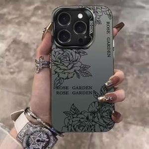 เคสโทรศัพท์ลายดอกไม้แบบสเก็ตช์ เหมาะสำหรับ iPhone 16 Pro Max 15 14 13 12 11 17 8 Plus X XR XS MAX ป้องกันการกระแทกและฝุ่น - Product Image 6