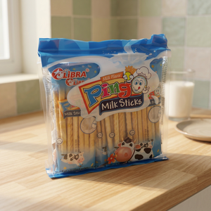 Los Niños Aman las Golosinas: Palitos de Leche Pingo, Crujientes y Dulces, Horneados, 186g, ODM OEM, Hecho en Vietnam, Muestra Gratis - Product Image 3