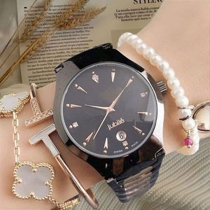 Reloj de cuarzo con correa de cuero y aleación para mujer - Product Image 3