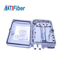 Boîtier de distribution de fibre optique FDB de haute qualité, marque TTI, certifié ISO9001, 12 cœurs, connecteur SC, séparateur FTTH, haute résistance aux chocs