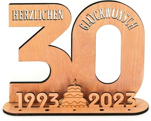 Regalo de <span class=keywords><strong>cumpleaños</strong></span> personalizado, libro de invitados, letrero decorativo de madera, número Original 2023, letrero de madera, libro de invitados - Product Image 1