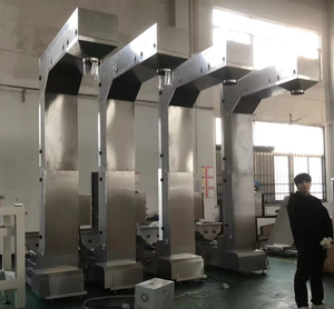 Convoyeur à vis sans fin de type Z en PVC 304SS, machine d'emballage, vitesse réglable, durable pour les macaronis italiens - Product Image 5