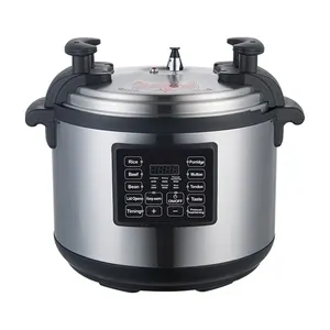 Otel mutfak pişirme Pot ticari paslanmaz çelik akıllı Multicooker 2424l 25L İşlevli olmayan elektrikli düdüklü tencereler