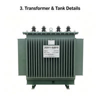 Poste de transformateur mobile compact trois phases 132 kV 40 MVA MSS-40-132 entièrement personnalisable, transportable sur remorque, monté sur châssis, à bain d'huile