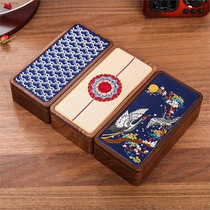 Hot Selling Walnut Wood Rectangle Embroidery <strong>Box</strong> Eco-Friendly Small Slide Top Wooden Gift <strong>Box</strong> for Jewelry Organizer - Product Image 1