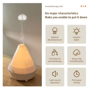 Smart Home Essential Oil <strong>Diffuser</strong> 7 Light Options Ultrasonic Cool Mist <strong>Humidifier</strong> Flame Lamp <strong>Large</strong> <strong>Capacity</strong> - Product Image 3