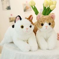 Bas quantité minimale de commande personnalisé Mini en vrac drôle chat en peluche ensembles bébé réconfortant en peluche animaux jouets de personnage/dessin