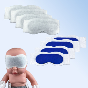 Máscara Ocular de Fototerapia para Bebés de Alta Calidad, Marca HM, Ligera, para Recién Nacidos <span class=keywords><strong>con</strong></span> <span class=keywords><strong>Ictericia</strong></span>, Esterilizada, Varios Estilos, Agradable al Tacto, No Tejida - Product Image 1
