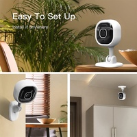 Caméra de surveillance WiFi haute définition A3 sans fil 1080P Communication bidirectionnelle Détection de mouvement audio Carte SD Caméra intérieure domestique