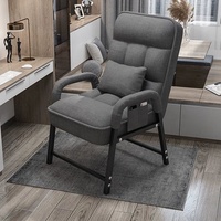 CA moderne gris coton lin dortoir collège étudiant tabouret personnalisé canapé-lit étude chaise de bureau pour la maison fauteuil Style européen