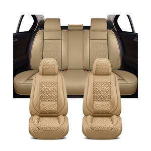 Xiangta nouveaux accessoires d'intérieur de voiture en cuir Pu 5D coussin de siège de voiture universel accessoires d'intérieur de voiture housse de siège étanche - Product Image 6