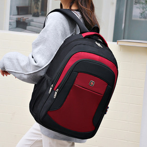 Men's <b>Backpack</b> <b>Large</b> Capacity 20L Business Travel Computer Use Solid Color Black Blue Red Spring 2023 - Product Image 3