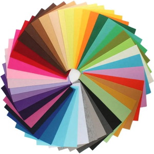 Nhà Máy Giá <span class=keywords><strong>Polyester</strong></span> cảm thấy tấm dính không dệt vải DIY Craft cảm thấy cứng cảm thấy vải A4 Kích thước - Product Image 3