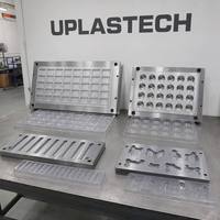 Bandeja de Blíster Termoformada Conductiva Antiestática ESD Personalizada, Embalaje al Vacío para Componentes Electrónicos de Semiconductores PS PET PCB