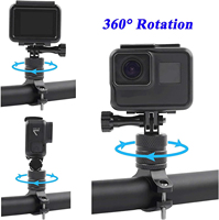 360-Grad-Drehbare Aluminium-Legierung Fahrrad- und Motorrad-Lenkerhalterung für GoPro Hero 13 12 11 10 Dji Osmo Insta360 X5