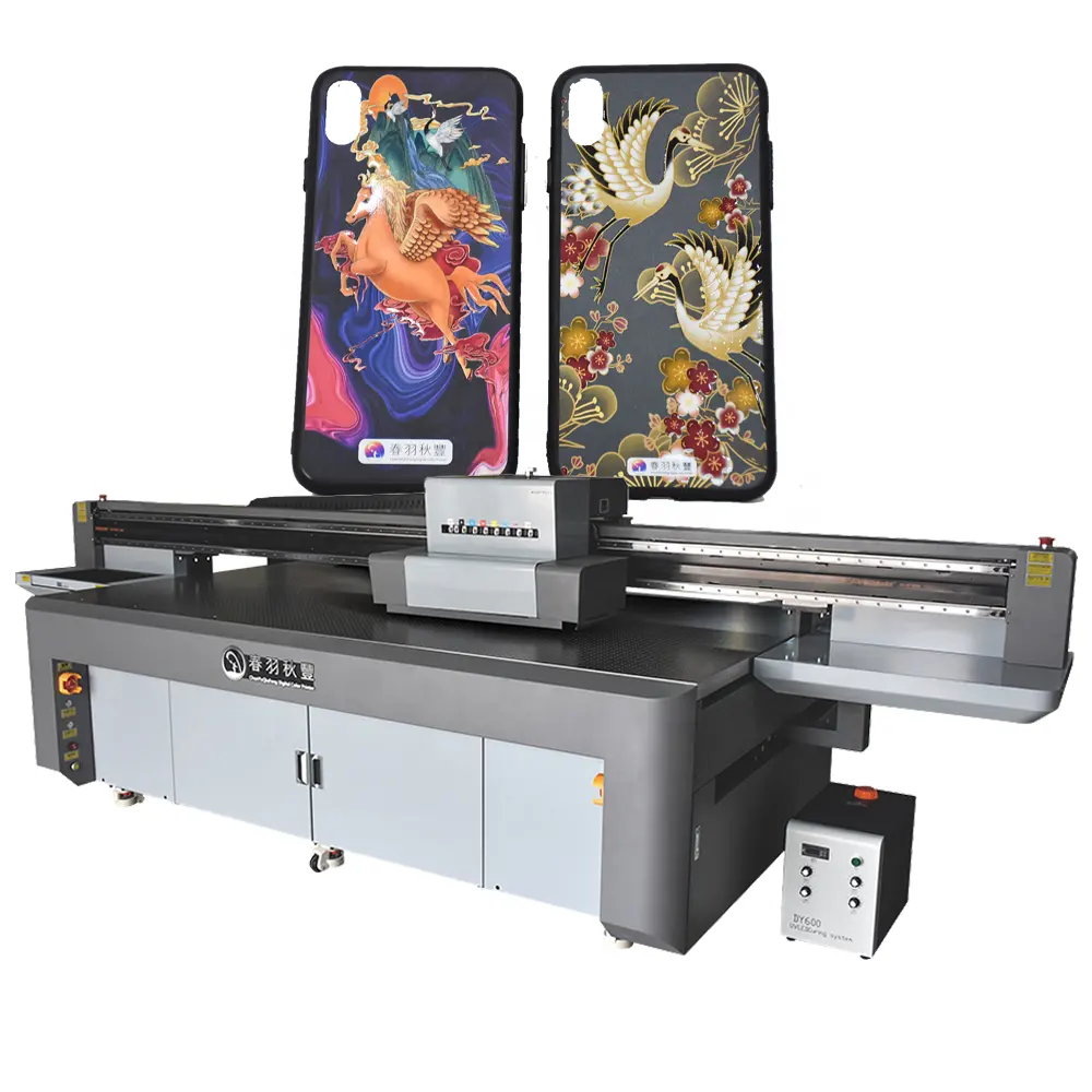 Impressora uv do inkjet liso da velocidade rápida do formato CF-2513 para a máquina da impressão do caso do telefone celular do silicone