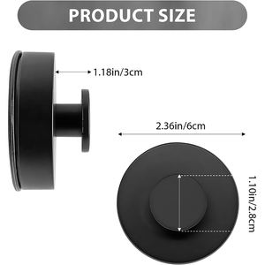 Gancho Adhesivo de Acero Inoxidable sin Perforaciones, Kit de Ducha Adhesivo sin Costuras, Gancho Metálico <span class=keywords><strong>para</strong></span> Baño - Product Image 5