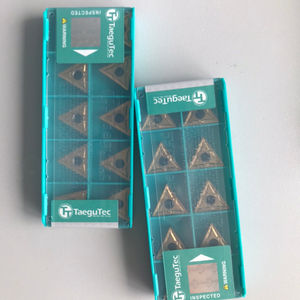 Insertos de Carburo Recubiertos de PCD/PCBN TNMG 160404 MT TT5080 Taegutec de 12 mm y 2,5 mm para Torneado CNC, Insertos de Corte OEM Personalizables - Product Image 5