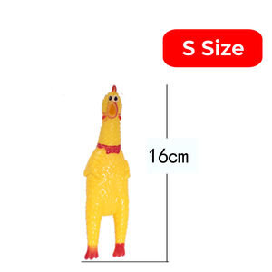 Fabrika doğrudan yeni ve benzersiz aydınlık çığlık tavuk köpek çiğnemek oyuncak plastik sıkıştırarak tavuk - Product Image 4