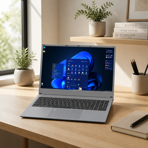 Ordinateur portable professionnel fin et économique Samson, Intel i5, 15,6 pouces, écran FHD, SSD, Windows 11, boîtier métallique, pour le bureau - Product Image 1