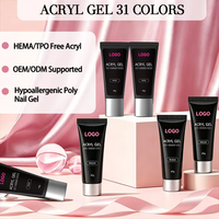 RONIKI Hot Pick 30g 60g Polygel Cristal Dur pour Dissimuler les Défauts des Ongles, Séchage Rapide UV, Économisez du Temps de Travail pour les Professionnels des Salons de Manucure