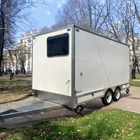 Bâtiment de stockage, de bureau, de magasin pliable préfabriqué 2025, portable, remorques de déménagement à vendre, remorque de bureau