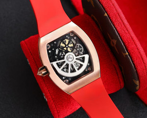 6701 prestigious social boutique fully diamond-encrusted 13mm ultra-thin balance wheel <b>automatic</b> mechanical wristwatch - Product Image 5
