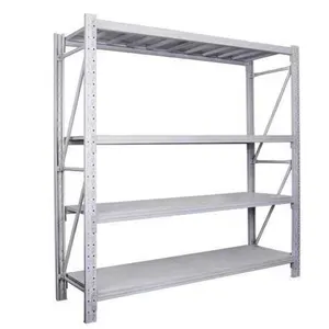 Light Duty Metal Storage Shelving Racks / Cheap Goods Shelf / Warehouse Metal Storage Rack