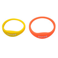 Bracelets RFID NFC imperméables personnalisés 13,56 MHz pour enfants, bracelet en silicone RFID pour piscine