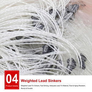 3-Layer 1.5m * 30m beyaz ipek solungill balıkçılık <span class=keywords><strong>Net</strong></span> açık balıkçılık plastik şamandıra solungill <span class=keywords><strong>Net</strong></span> lavabo <span class=keywords><strong>Net</strong></span> - Product Image 5