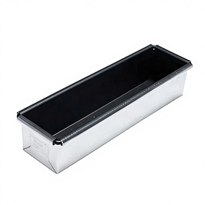Excelente para ti: Molde rectangular de aluminio y PTFE antiadherente y resistente al calor de 18*4.5*4.5cm, personalizable de fábrica, para hornear pasteles, pan y tostadas. - Product Image 1