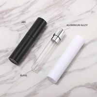 Flacon vaporisateur de parfum rechargeable de 10 ml, en plastique, personnalisé, mini flacon vaporisateur à torsion, contenants cosmétiques, emballage promotionnel
