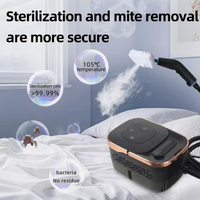 Nettoyeur vapeur électrique portable multifonctionnel à haute température 1500W, réservoir d'eau de 1,25 à 1,6L